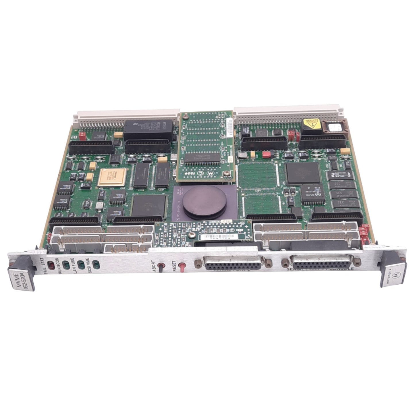 Used Motorola 10332-00714 MVME 162-520A VME Motion Controller Board, 32MHz, 8MB DRAM