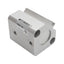 Used SMC NCDQ2B20-10DCM Pneumatic Cylinder, ø20mm Bore, 10mm Stroke, M5, 145psi