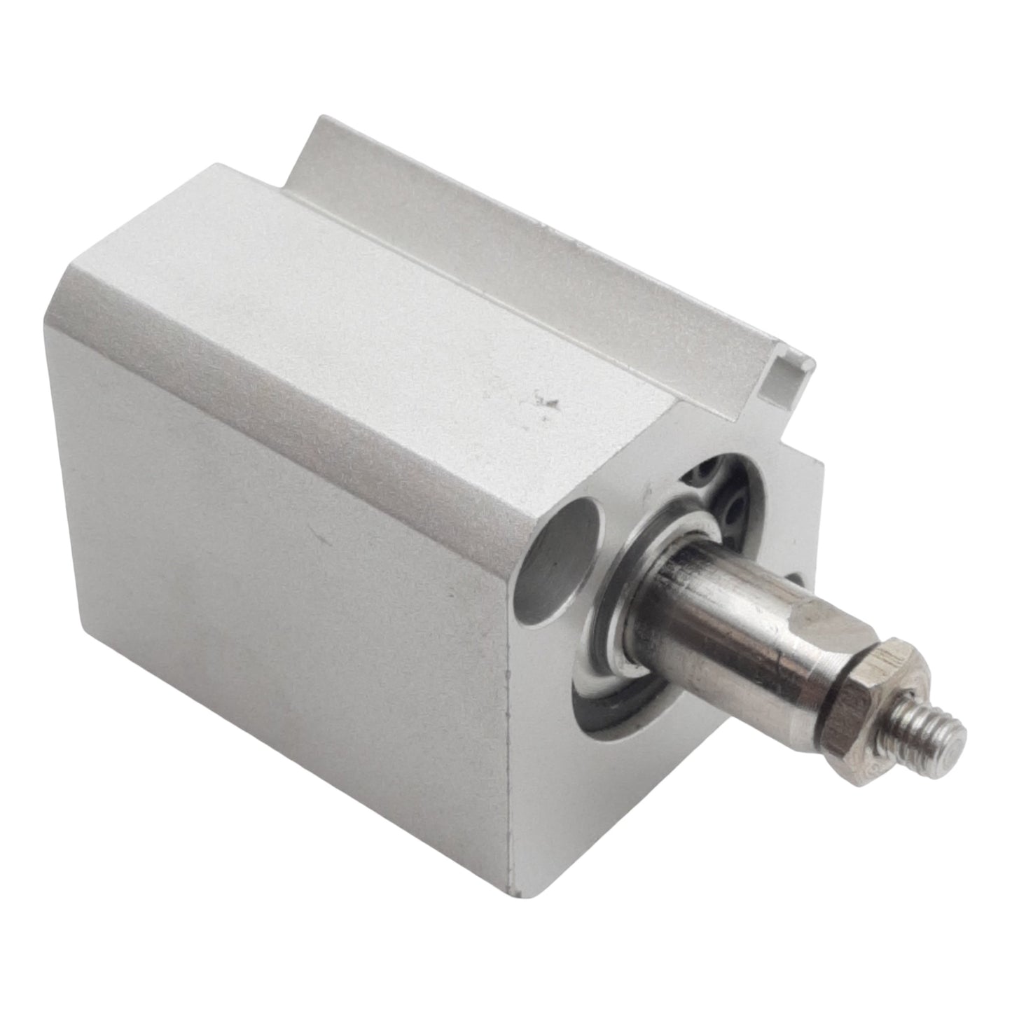 Used SMC NCDQ2B20-10DCM Pneumatic Cylinder, ø20mm Bore, 10mm Stroke, M5, 145psi