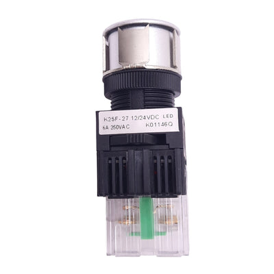New Kacon K25F-27 Green START Illuminated Pushbutton, ø25mm, 1NO, 24V LED, 250VAC 6A