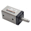 Used SMC CDQ2KA16-01-95593 Pneumatic Cylinder, ø16mm Bore, 15mm Stroke, M5, 140psi