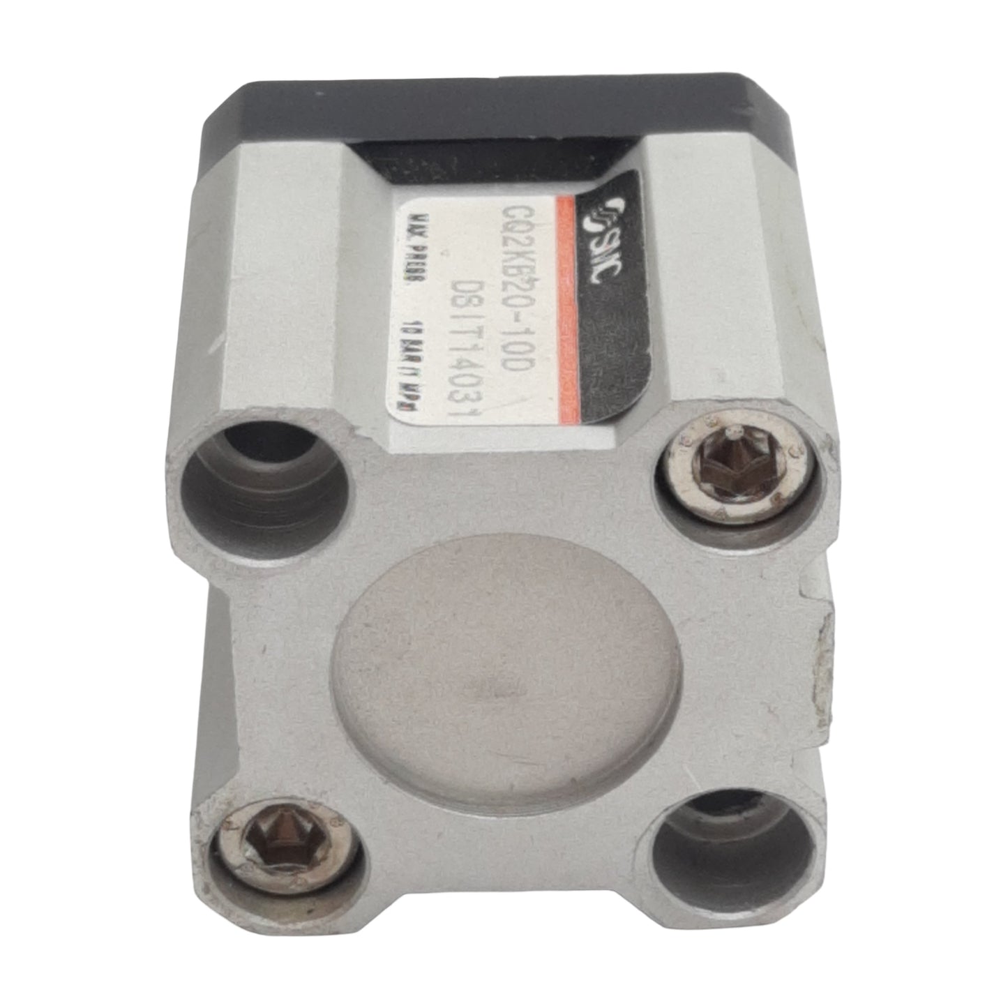 Used SMC CQ2KB20-10D Pneumatic Compact Cylinder, ø20mm Bore, 10mm Stroke, M5, 10bar