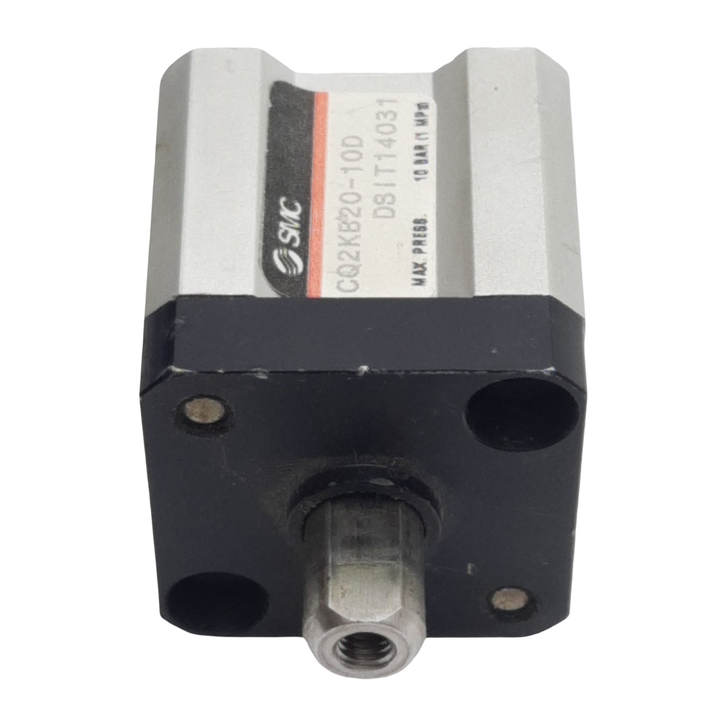 Used SMC CQ2KB20-10D Pneumatic Compact Cylinder, ø20mm Bore, 10mm Stroke, M5, 10bar