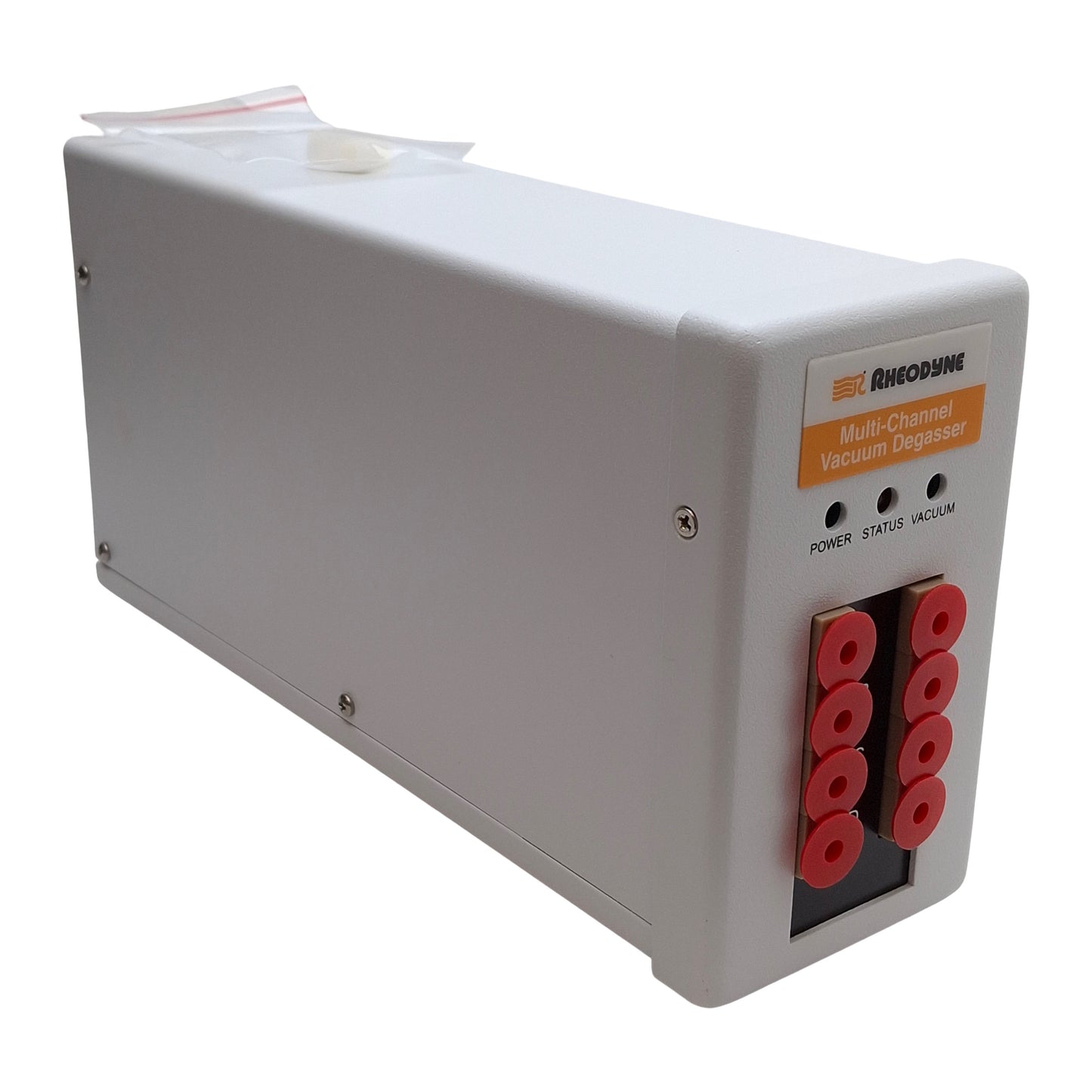 New – Open box Rheodyne 0001-6501 Stand Alone MINI Degasser 4-Channel, 480µL, 2mL/min, 15-24VDC
