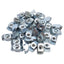 Used Lot of 40 80/20 13123 Standard Drop-In T-Nut, 45 Series, M4x0.7, Steel
