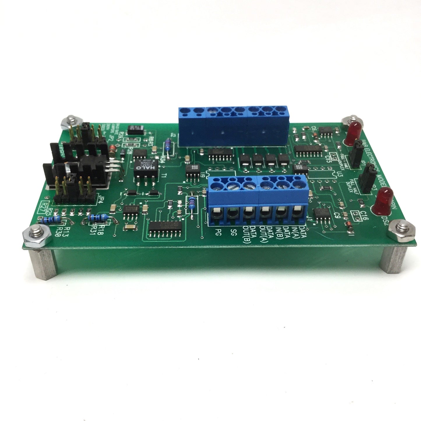 Used B&B 485OPIN RS-485 Network Serial Optical Isolator/Repeater 9-14VDC, 460.8kBd