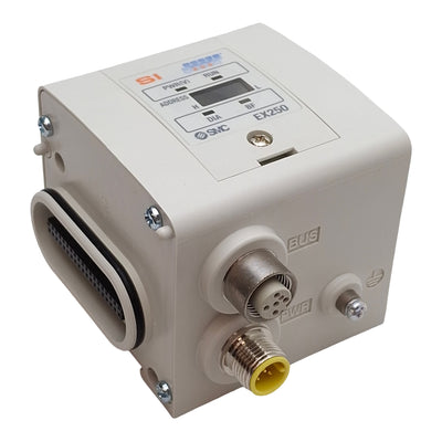 New – Open box SMC EX250-SPR1 Serial Interface Unit, PROFIBUS DP, 32 I/O, PNP Output, 24VDC