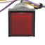 Used EAO 31-451.036 Push Button Momentary, Illuminated, Red, 2N/O Contact, 42VAC/DC