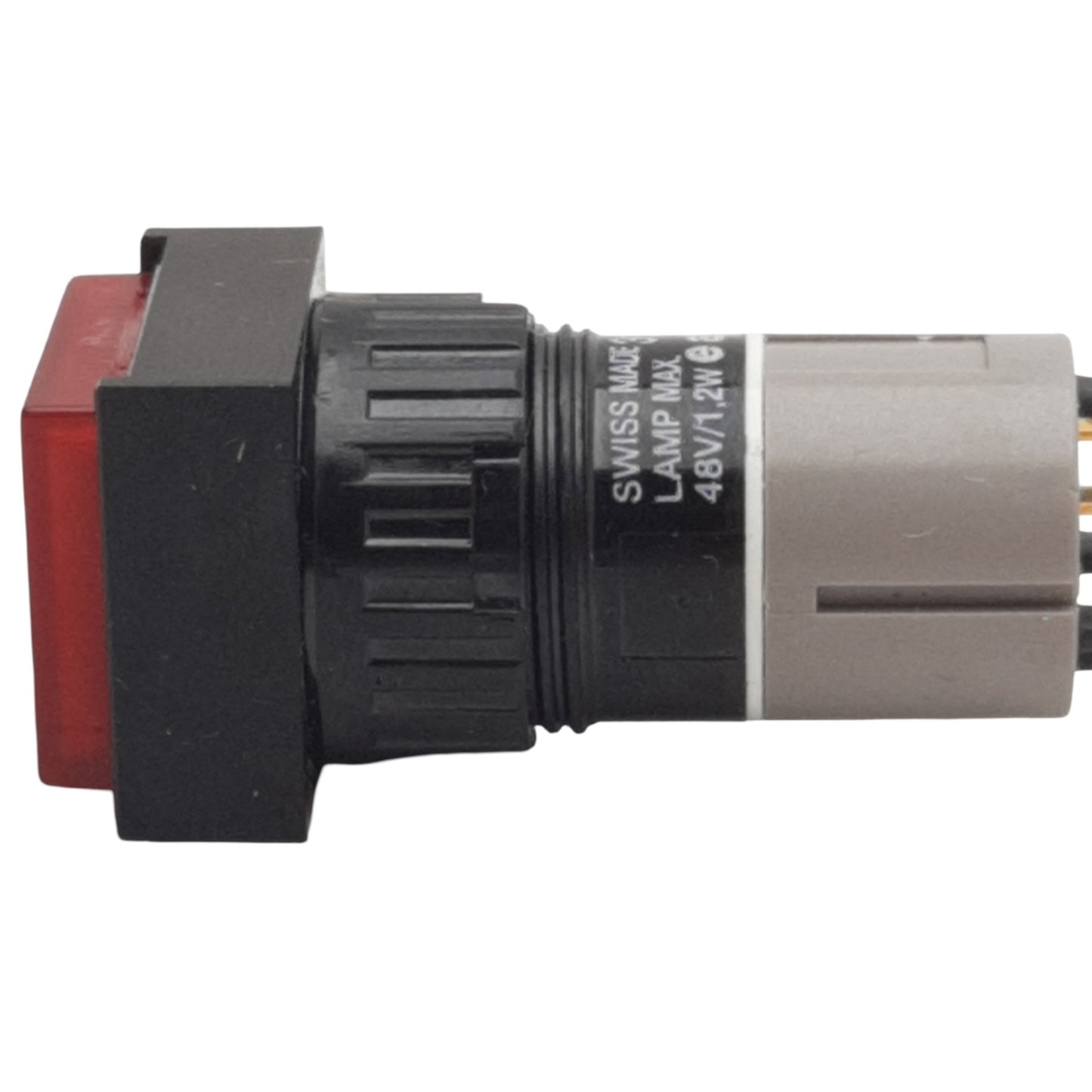 Used EAO 31-451.036 Push Button Momentary, Illuminated, Red, 2N/O Contact, 42VAC/DC