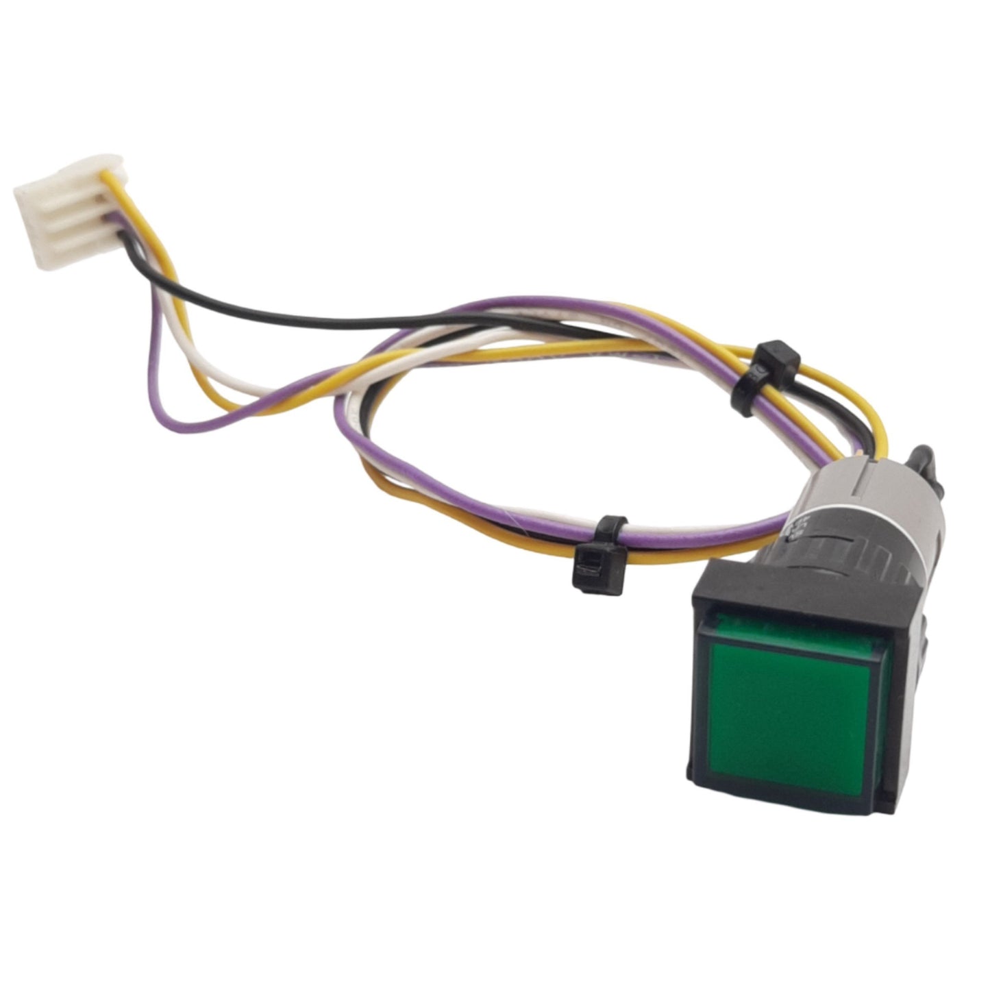 Used EAO 31-451.036 Push Button Momentary, Illuminated, Green, 2N/O Contact, 42VAC/DC