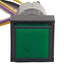 Used EAO 31-451.036 Push Button Momentary, Illuminated, Green, 2N/O Contact, 42VAC/DC