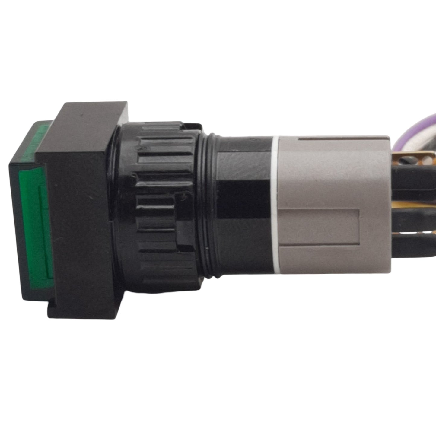 Used EAO 31-451.036 Push Button Momentary, Illuminated, Green, 2N/O Contact, 42VAC/DC