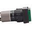 Used EAO 31-451.036 Push Button Momentary, Illuminated, Green, 2N/O Contact, 42VAC/DC