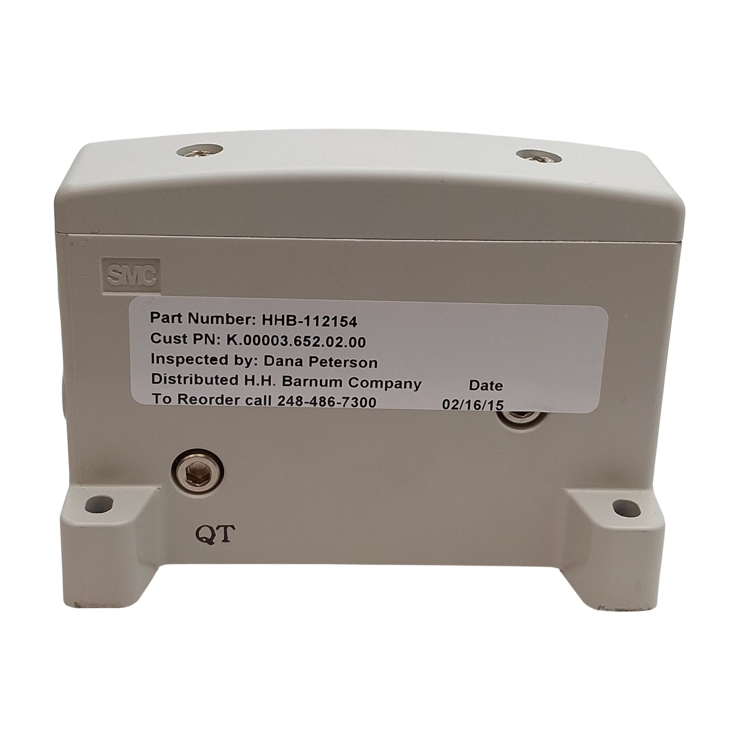 New – Open box SMC JJ5SY5-10S0-04B Pneumatic Manifold Base, 4-Station, Rc3/8 & Rc1/2 Ports