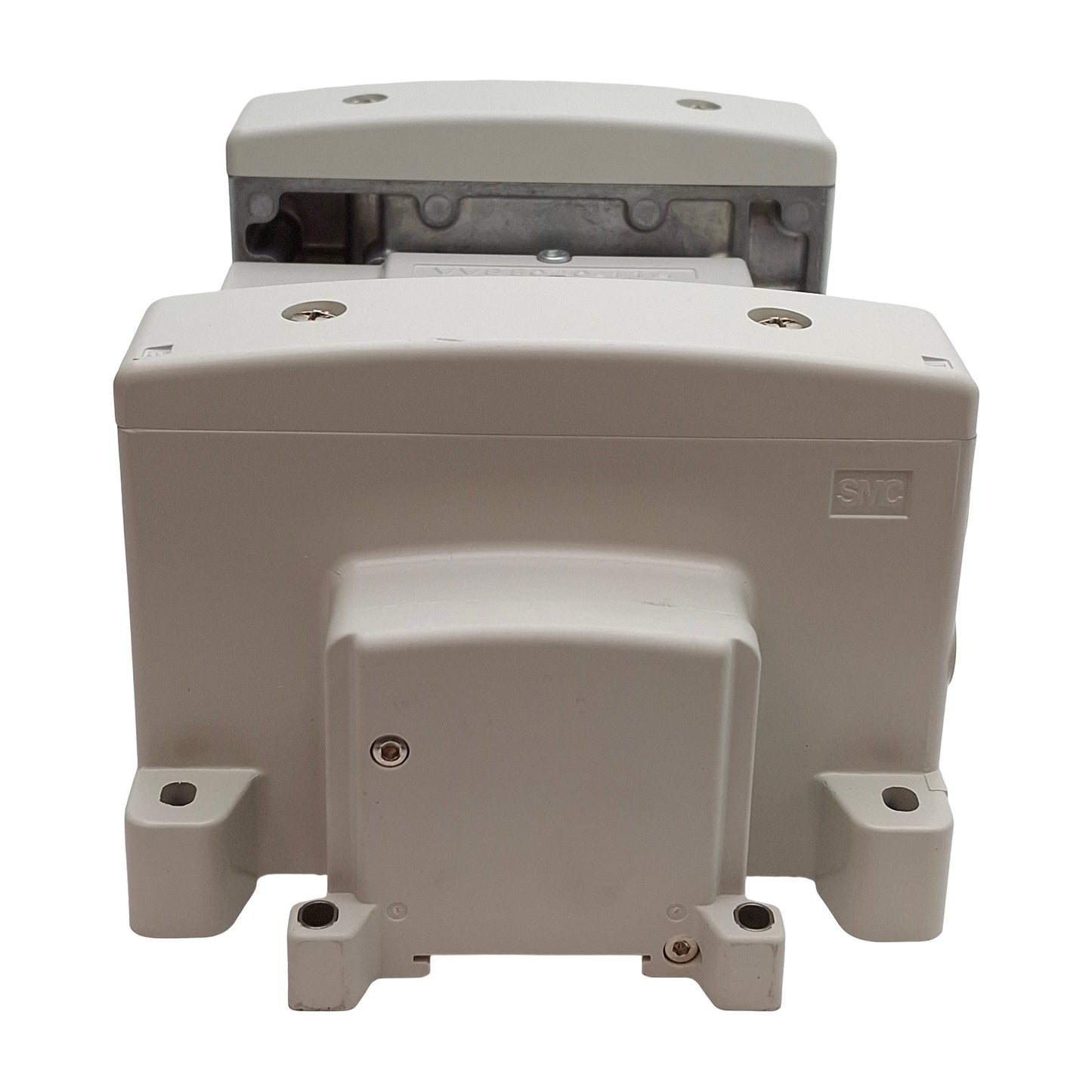 New – Open box SMC JJ5SY5-10S0-04B Pneumatic Manifold Base, 4-Station, Rc3/8 & Rc1/2 Ports