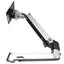 Used Ergotron 45-241-026 Desk Monitor Arm 75x75mm - 100x100mm, *No Base and Bushings*