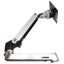 Used Ergotron 45-241-026 Desk Monitor Arm 75x75mm - 100x100mm, *No Base and Bushings*