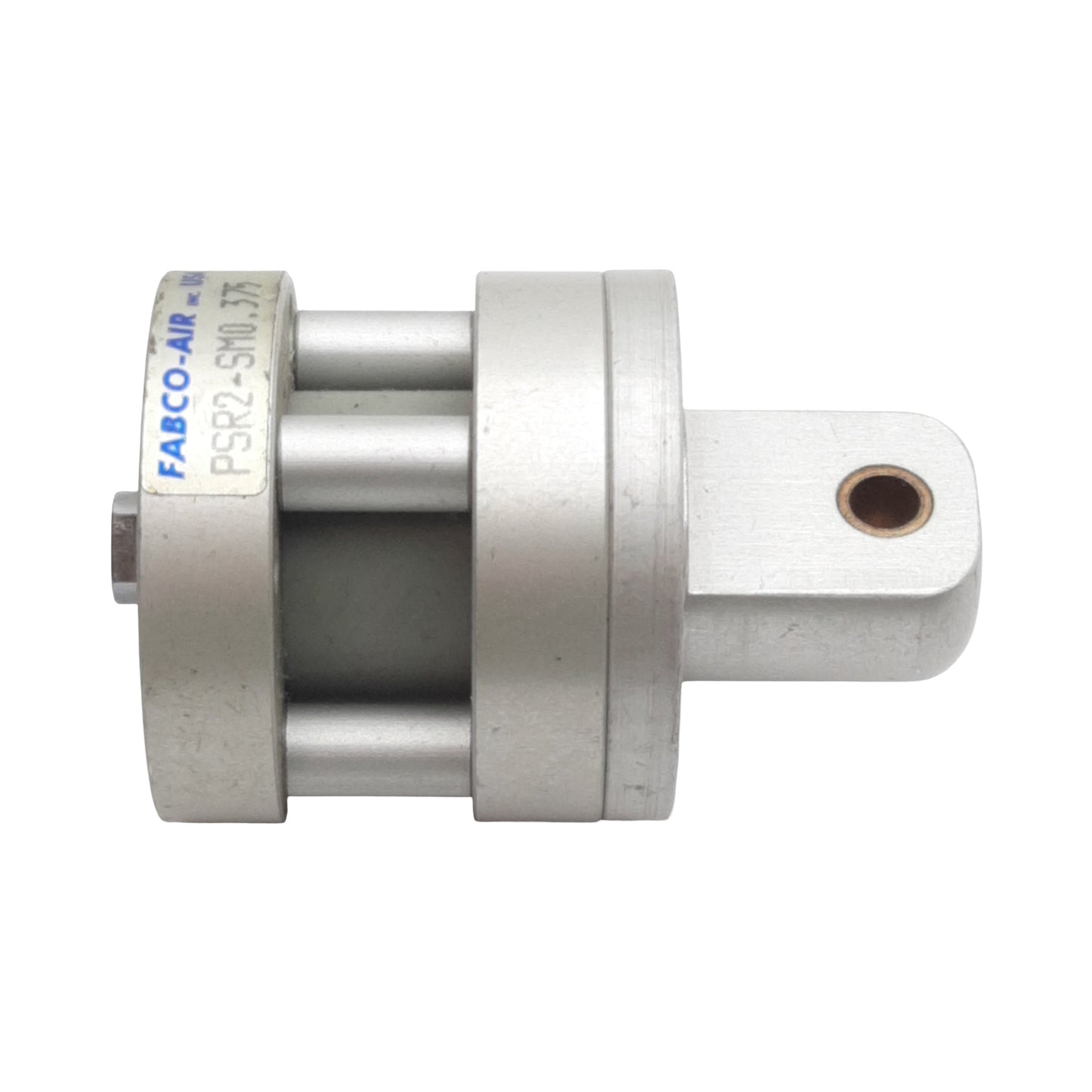 Used Fabco-Air PSR2-SM0.375 Pneumatic Cylinder ø3/4" Bore, 3/8" Stroke, #10-32 200psi