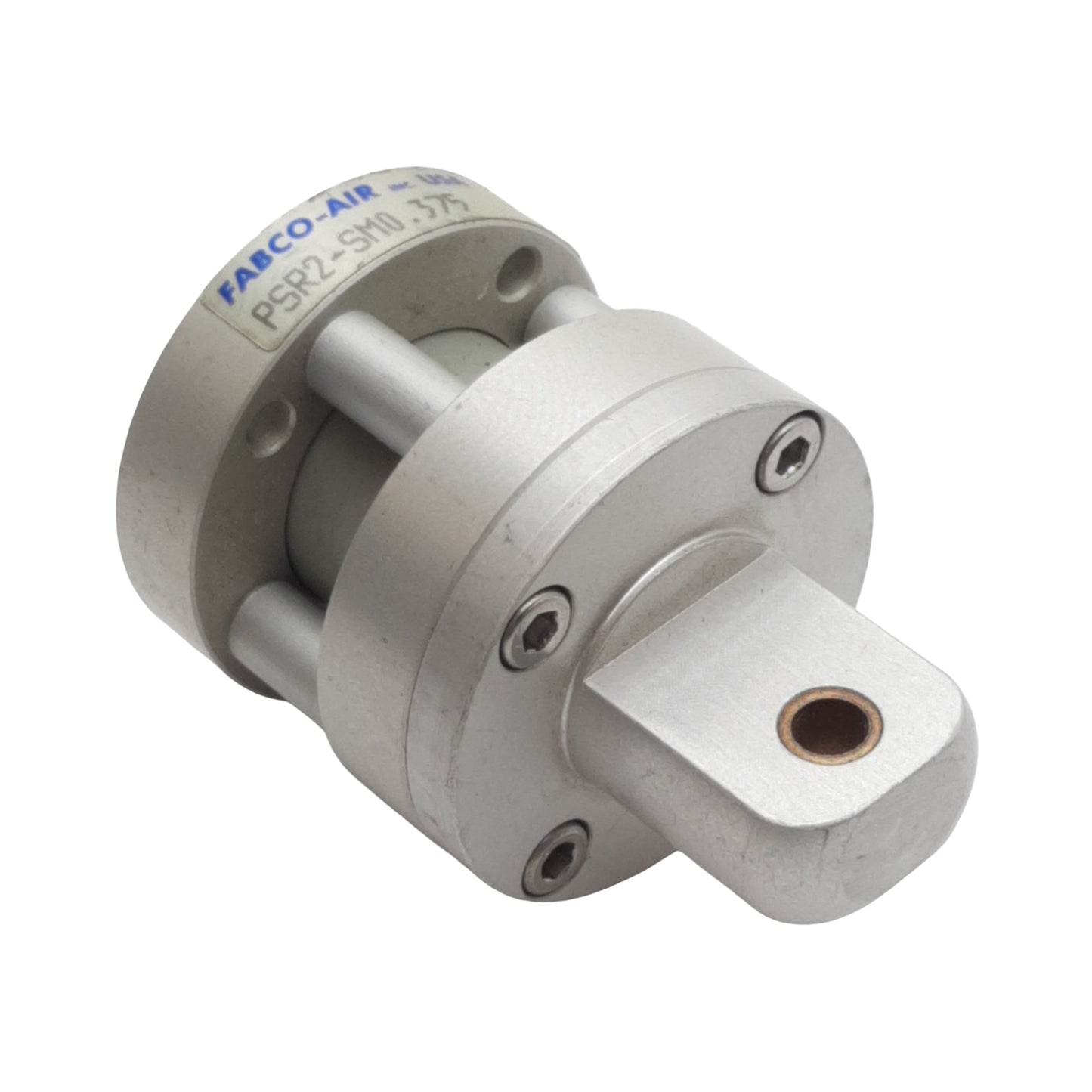 Used Fabco-Air PSR2-SM0.375 Pneumatic Cylinder ø3/4" Bore, 3/8" Stroke, #10-32 200psi