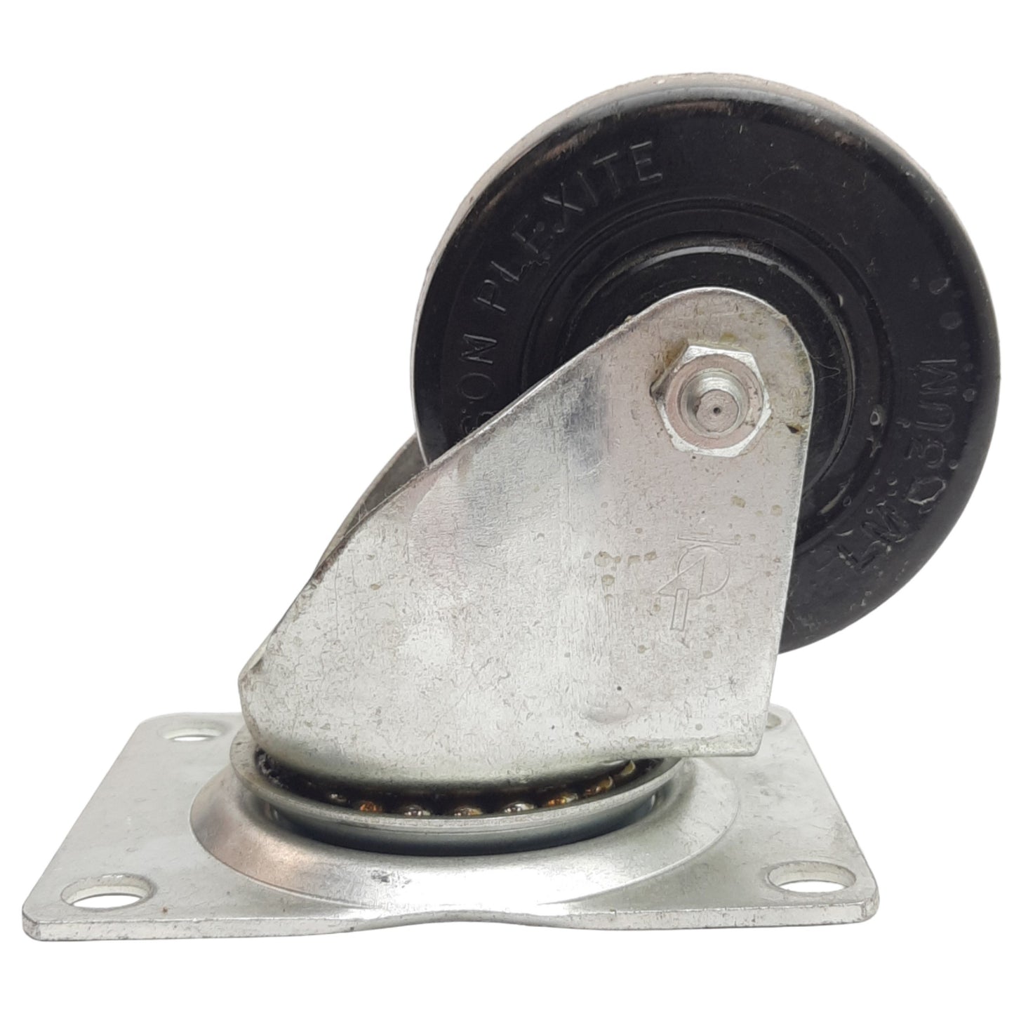Used Lot of 2 Payson 050-3UM Wheel Caster 3in Wheel Diameter, 1-1/4in Width, Plexite