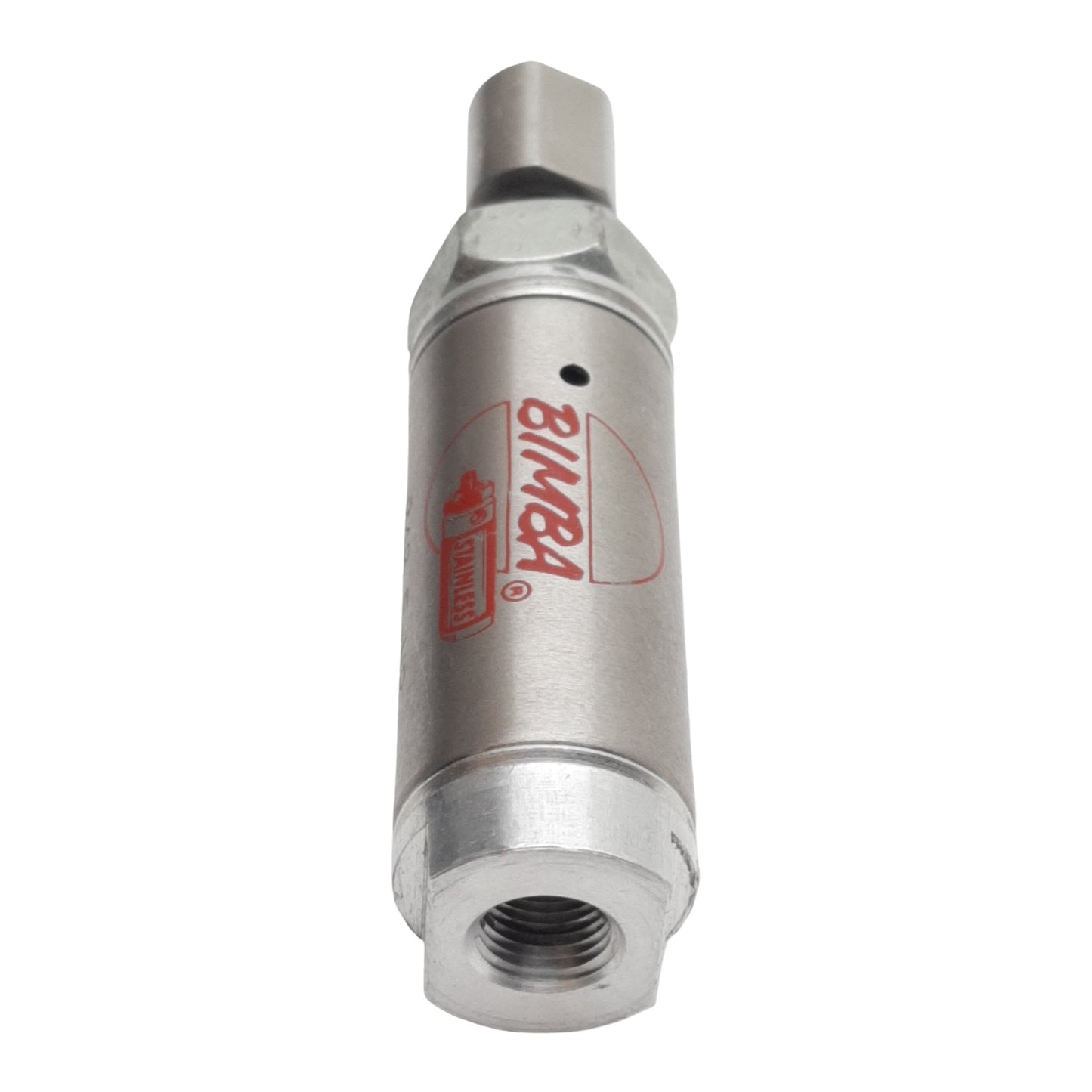 Used Bimba 040.5-NR Pneumatic Cylinder, ø3/4in Bore, 1/2in Stroke, 1/8in NPT, 250psi