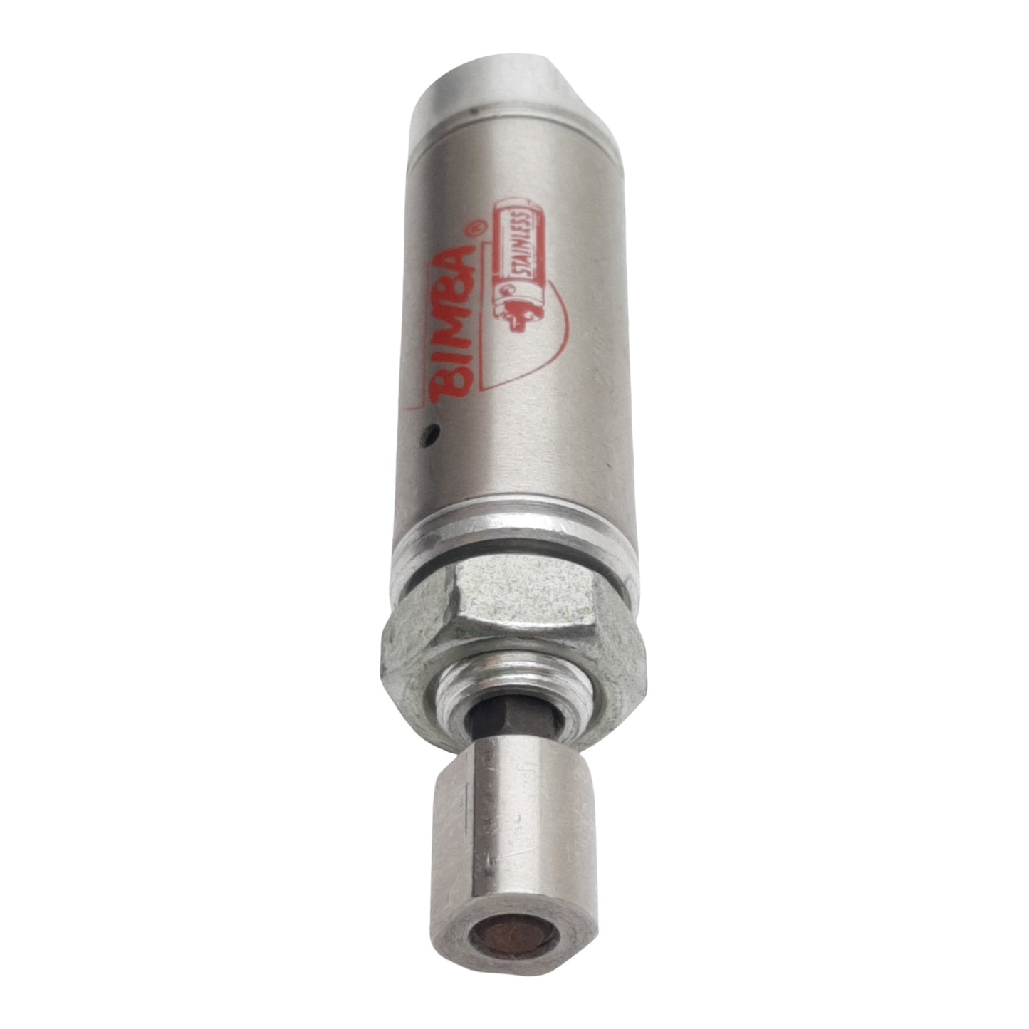 Used Bimba 040.5-NR Pneumatic Cylinder, ø3/4in Bore, 1/2in Stroke, 1/8in NPT, 250psi