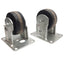Used Lot of 2 Payson 051-3UM Wheel Caster 3in Wheel Diameter, 1-1/4in Width, Plexite