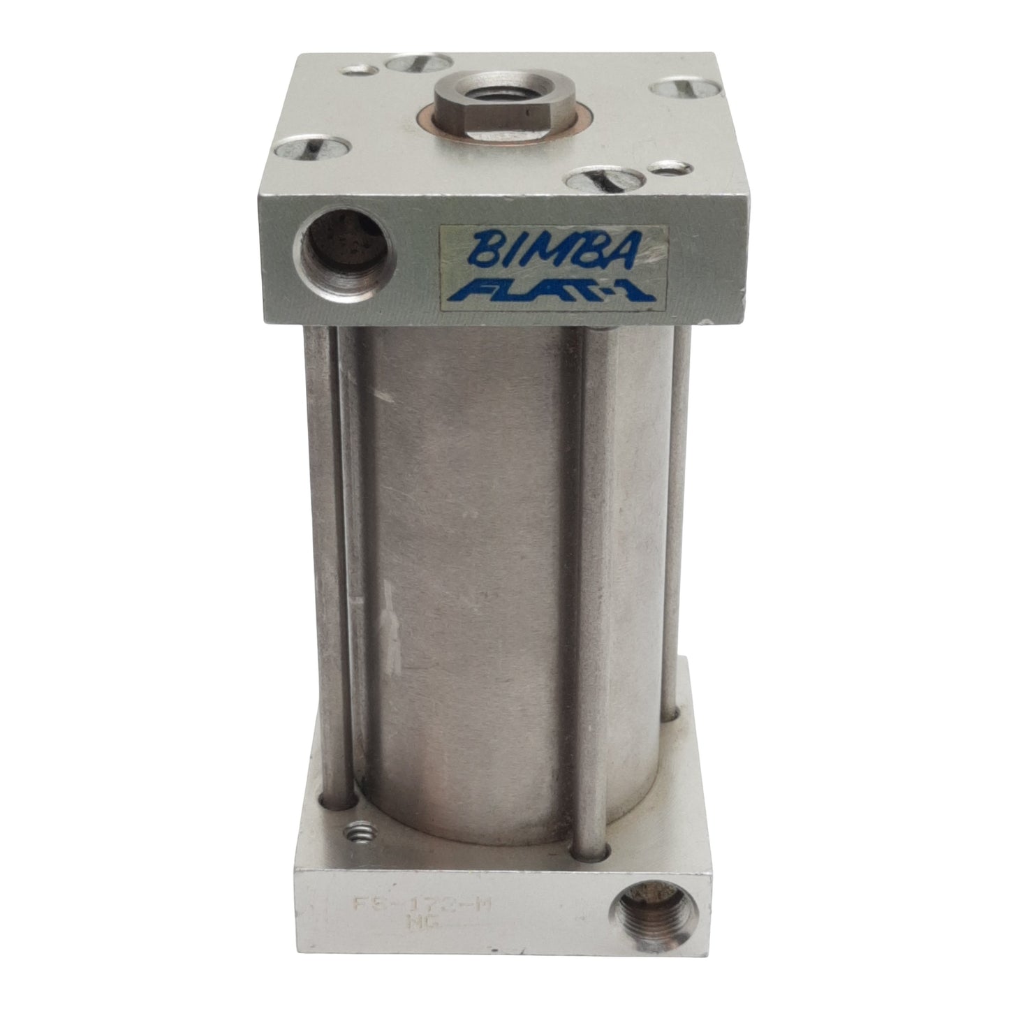Used Bimba FS-172-M FLAT-1 Pneumatic Cylinder, ø1-1/2in Bore, 2in Stroke, 1/8in NPT