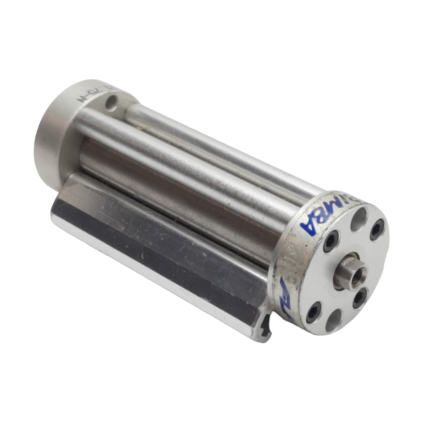 Used Bimba FO-021.75-M FLAT-1 Pneumatic Cylinder ø9/16in Bore, 1-3/4in Stroke, #10-32