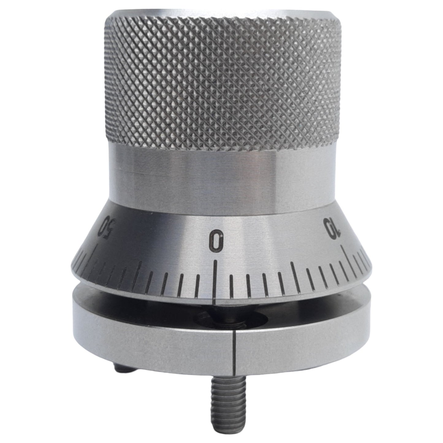 Used Ganter Norm GN 200-44-K10-AS-NI Indexing Mechanism Control Knob, Scale 0-50