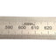 Used SPI 13-964-2 Flexible Steel Rule, Satin Chrome, 1125mm, 1mm & 1/2mm Graduation