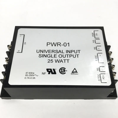 Used Analog Devices PWR-01 Universal Input Power Supply 100-240VAC In, 5VDC 5A Out