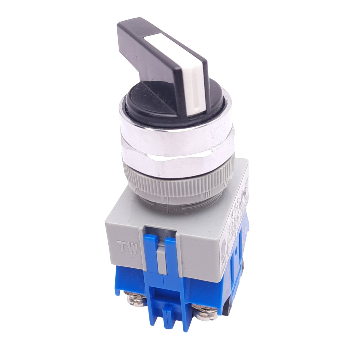 Used IDEC ASW2L20 Maintained Selector Switch, 2-Position, ø22mm, 2NO, 600VAC 10A