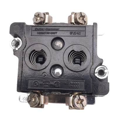 Used Eaton 10250T1322 Momentary Selector Switch, 3-Position, ø30.5mm, 2NO, 600VAC 10A