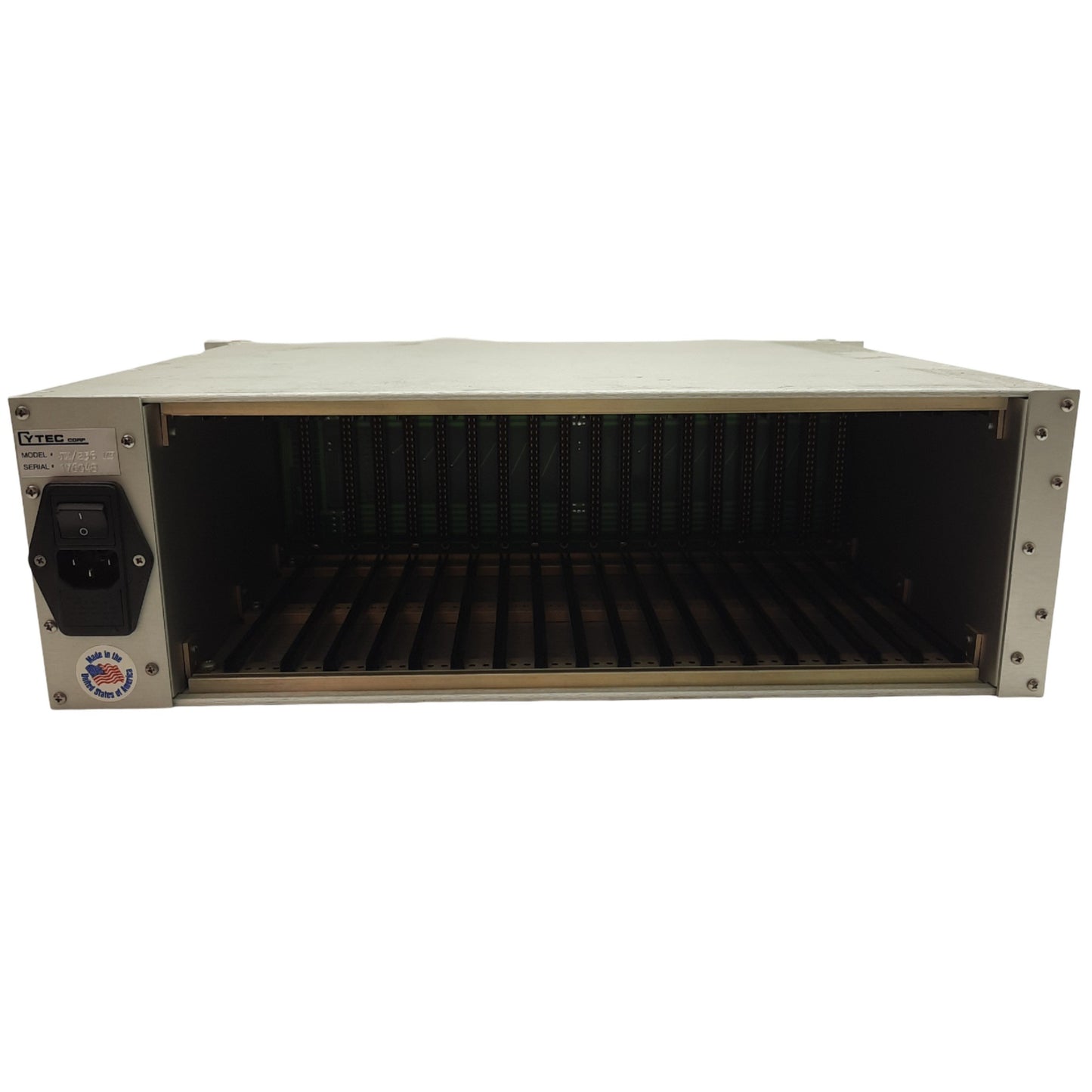 Used Cytec JX/256 Data Acquisition Mainframe 19in x 5.25in x 16in, 16 Relay Slots