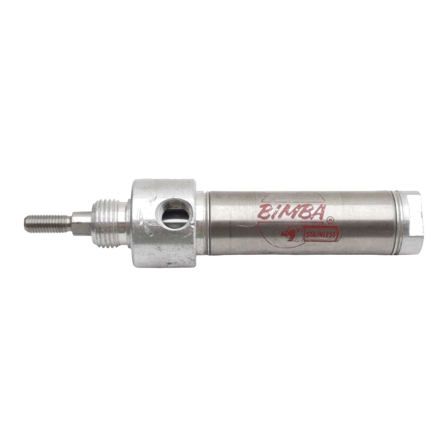 Used Bimba MRS-040.75-D Pneumatic Cylinder, ø3/4in Bore, 3/4in Stroke, 1/8in NPT