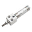 Used SMC NCDMR075-0100 Pneumatic Cylinder, ø3/4in Bore, 1in Stroke, 1/8in NPT, 250psi