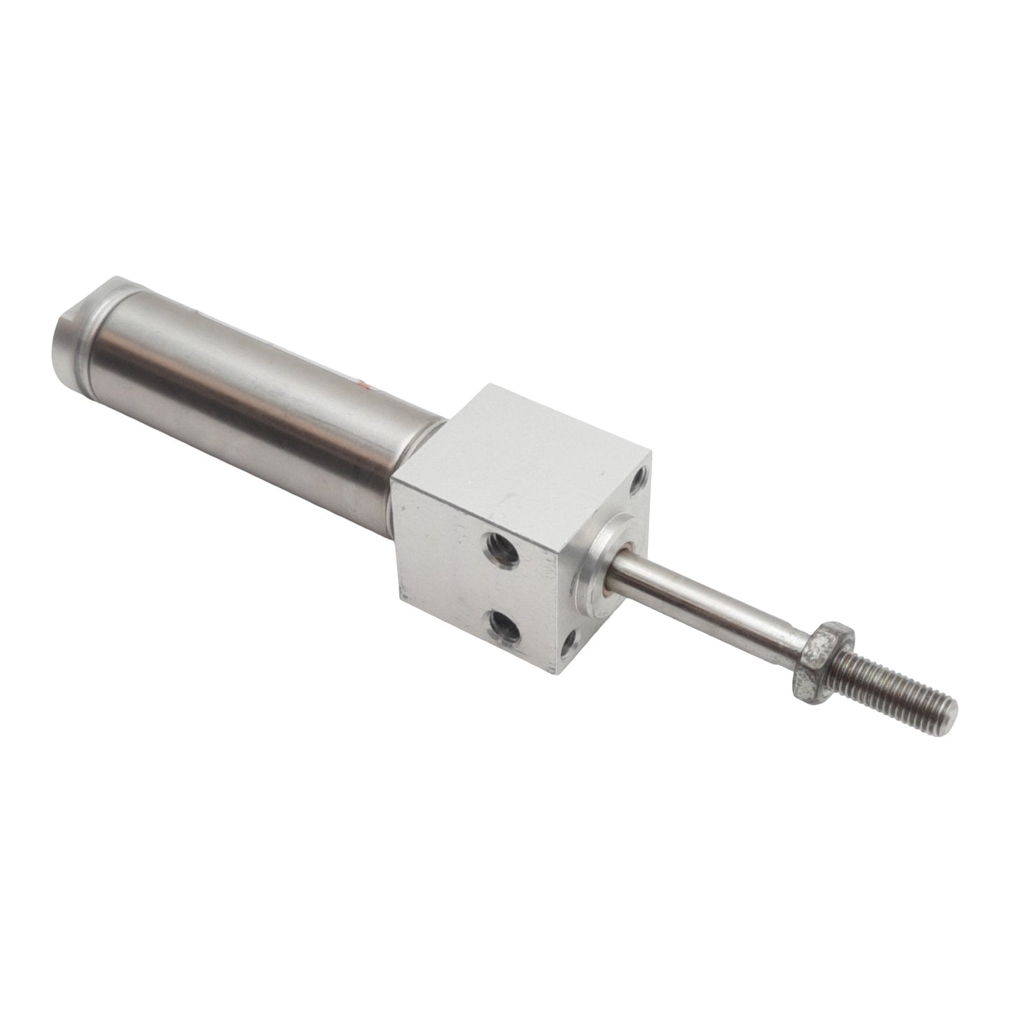 Used SMC NCDMR075-0100 Pneumatic Cylinder, ø3/4in Bore, 1in Stroke, 1/8in NPT, 250psi