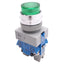 Used IDEC ALW212620D-G Green Illuminated Pushbutton, 22mm, 2NO, 600V 10A, *No Bulb