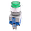 Used IDEC ALW212620D-G Green Illuminated Pushbutton, 22mm, 2NO, 600V 10A, *No Bulb