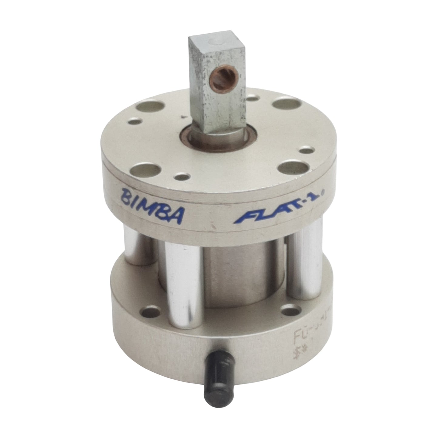 Used Bimba FO-091-2R FLAT-1 Pneumatic Cylinder, ø1-1/16in Bore, 1in Stroke, 1/8in NPT