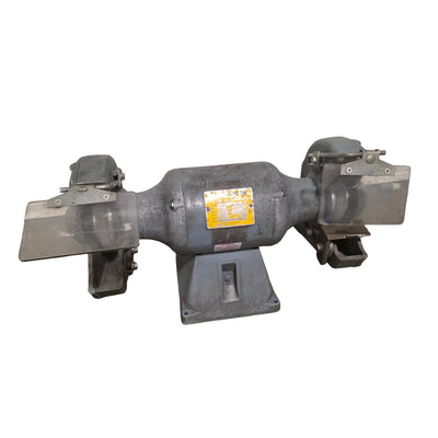 Used Baldor 8102W Bench Grinder 8" Wheel, 3/4HP, 1500/1800RPM, 208-230/460VAC 3-Ph