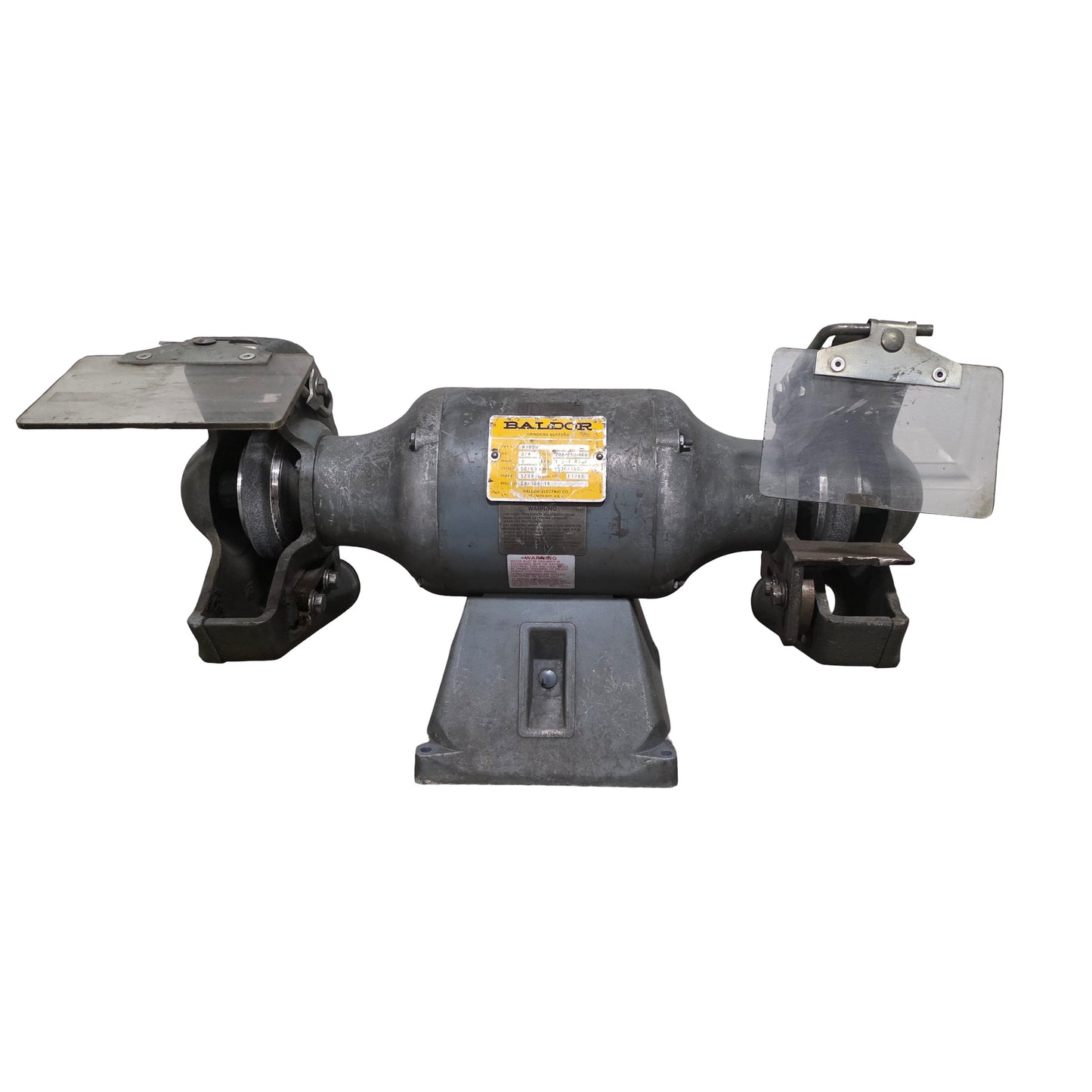 Used Baldor 8102W Bench Grinder 8" Wheel, 3/4HP, 1500/1800RPM, 208-230/460VAC 3-Ph