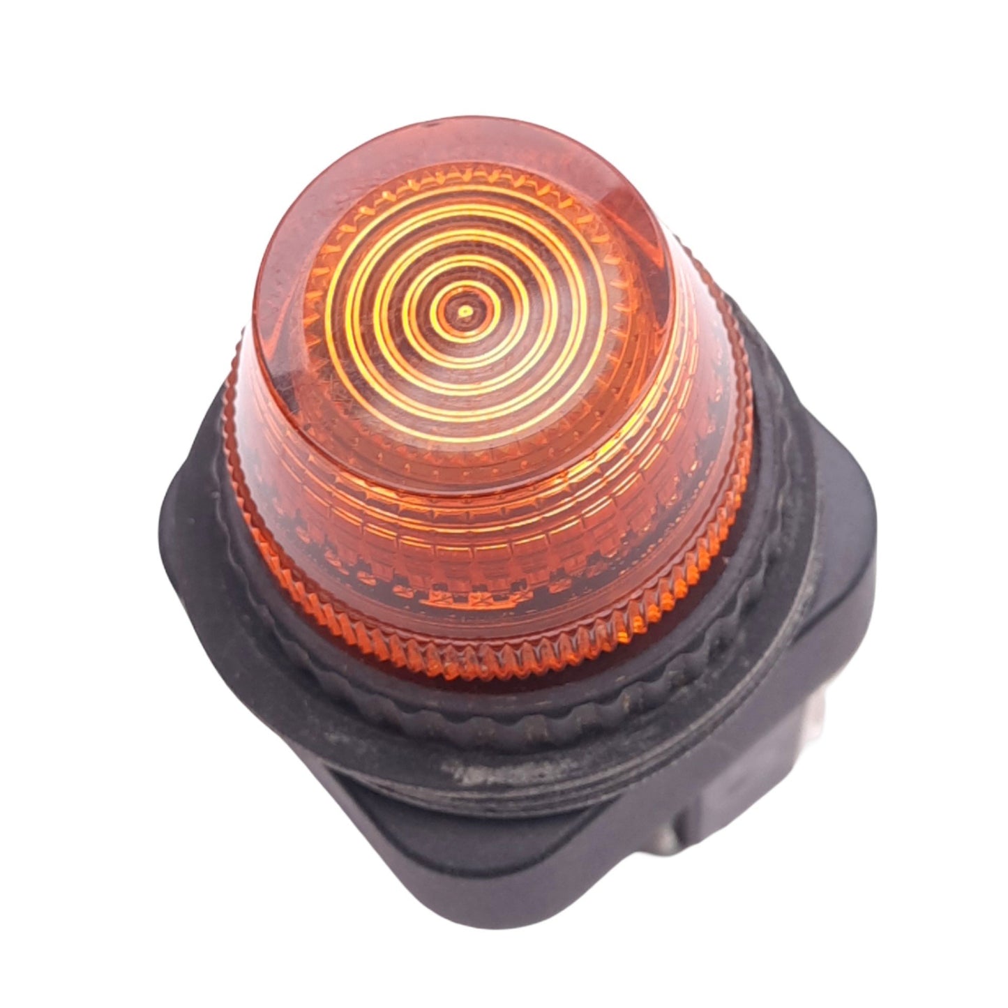 Used Allen Bradley 800H-QR24A Amber Indicator Pilot Light, 30mm, 24V Lamp, *No Bulb