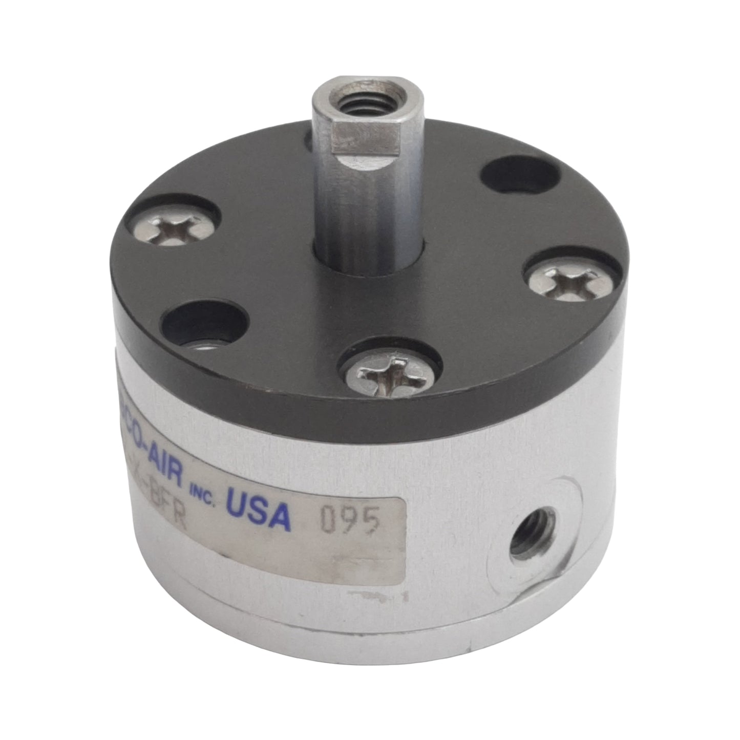 Used Fabco-Air D-7-X-BFR Pneumatic Cylinder ø3/4in Bore, 3/8in Stroke, #10-32, 250psi