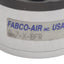Used Fabco-Air D-7-X-BFR Pneumatic Cylinder ø3/4in Bore, 3/8in Stroke, #10-32, 250psi