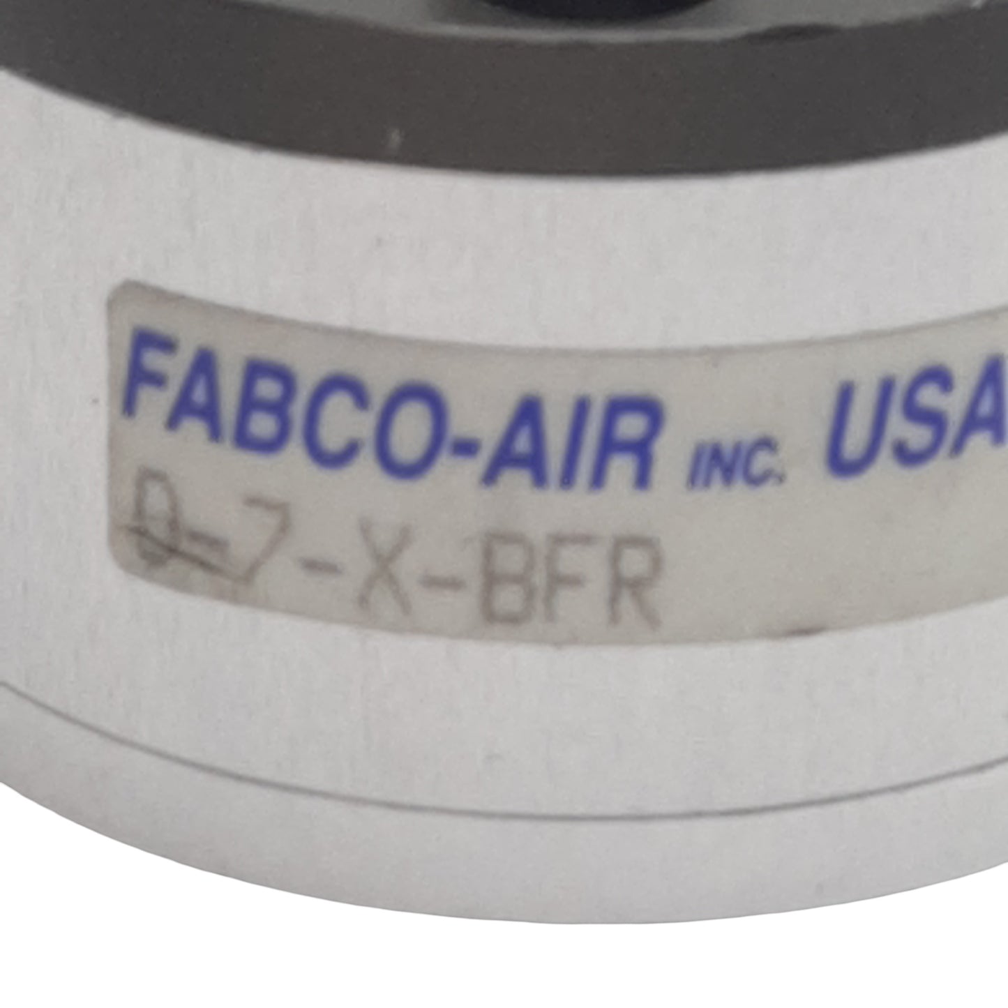 Used Fabco-Air D-7-X-BFR Pneumatic Cylinder ø3/4in Bore, 3/8in Stroke, #10-32, 250psi
