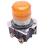 Used Eaton 10250T181NC19N Amber Indicator Pilot Light, ø30.5mm, *Missing Bulb