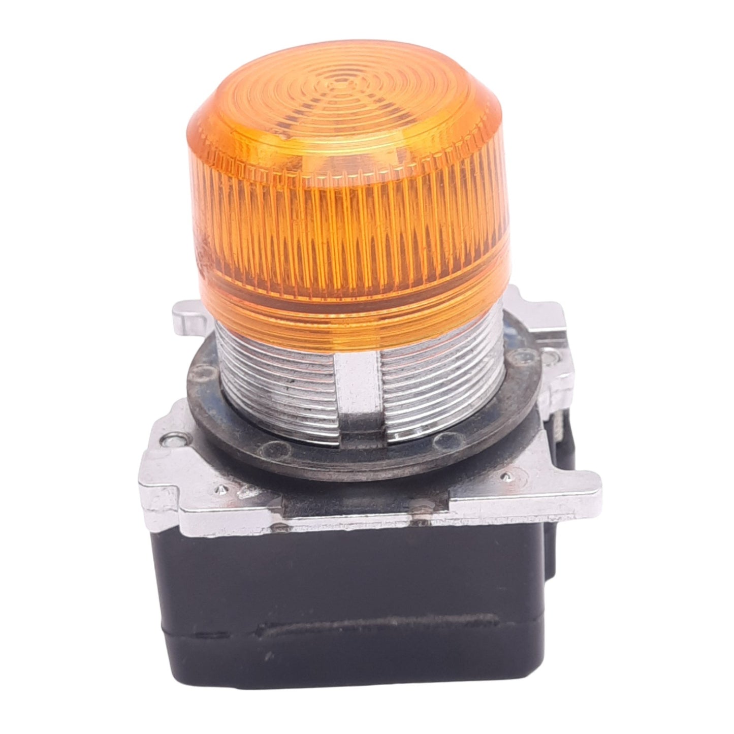 Used Eaton 10250T181NC19N Amber Indicator Pilot Light, ø30.5mm, *Missing Bulb
