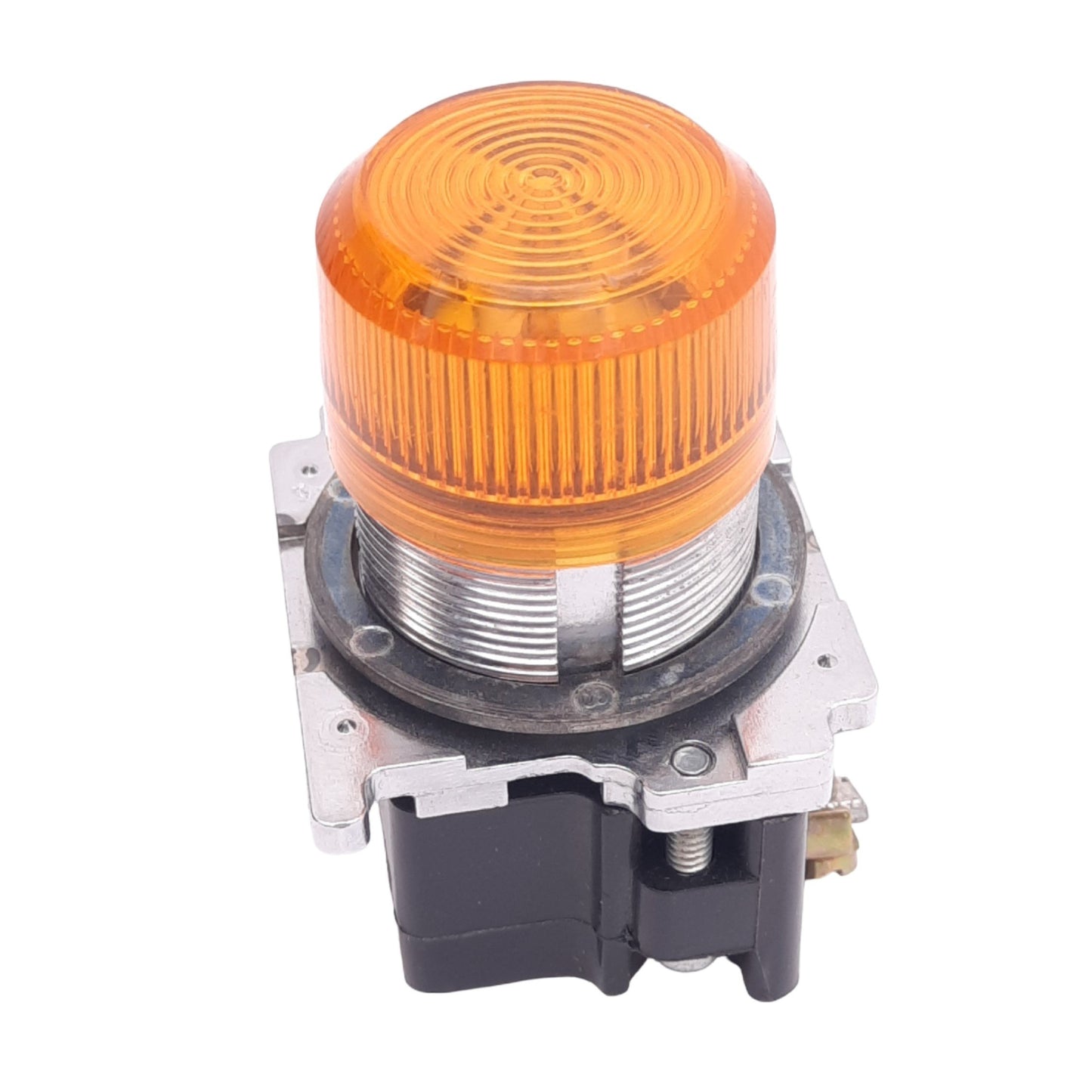 Used Eaton 10250T181NC19N Amber Indicator Pilot Light, ø30.5mm, *Missing Bulb